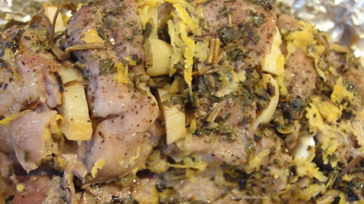 Свинина в фольге "Для мужа"