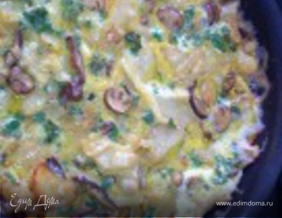 Фриттата с грибами Фриттата с грибами