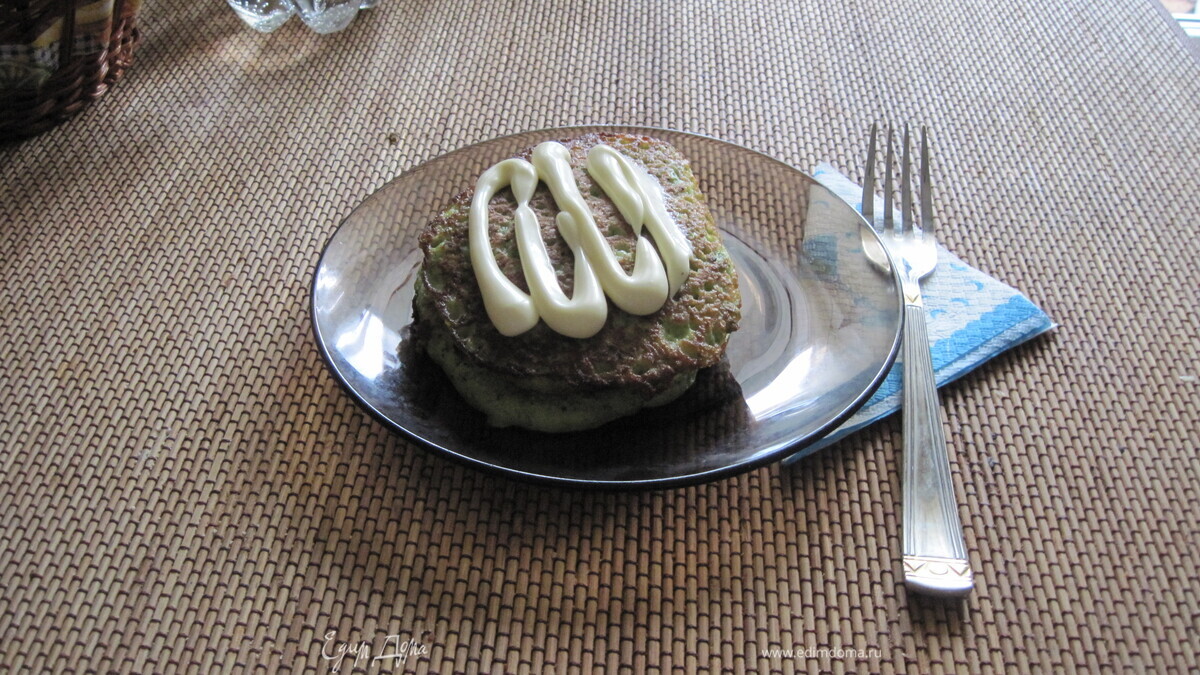 Картофельные блинчики с начинкой из ветчины