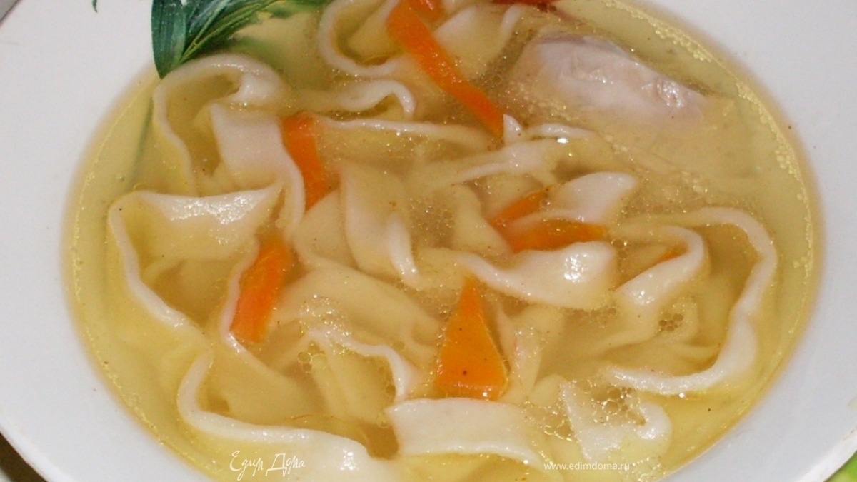 Суп-лапша куриная