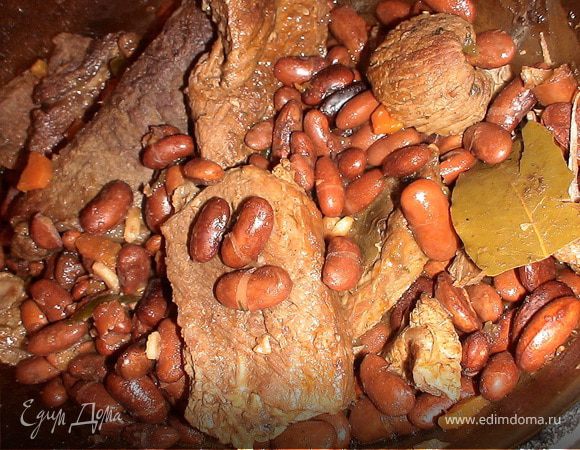 Сибирское жаркое с фасолью