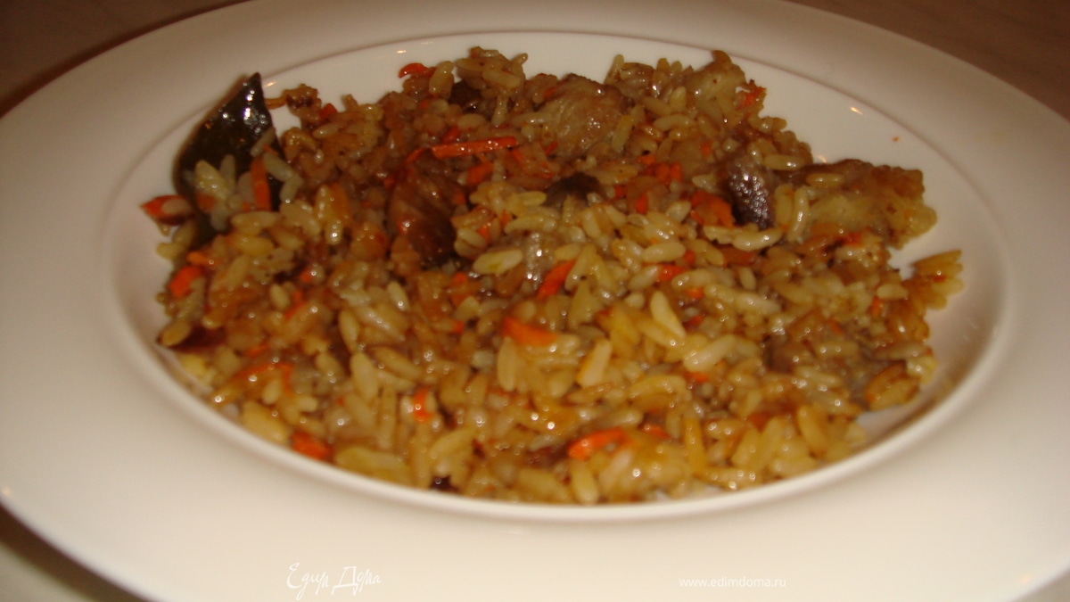 Плов мужа со свининой