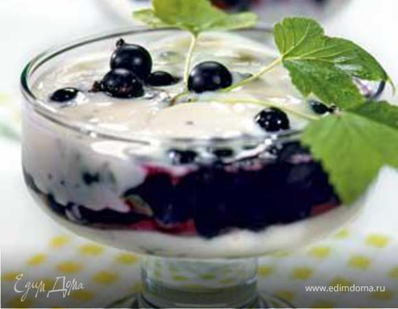 Десерт из черной смородины Десерт из черной смородины