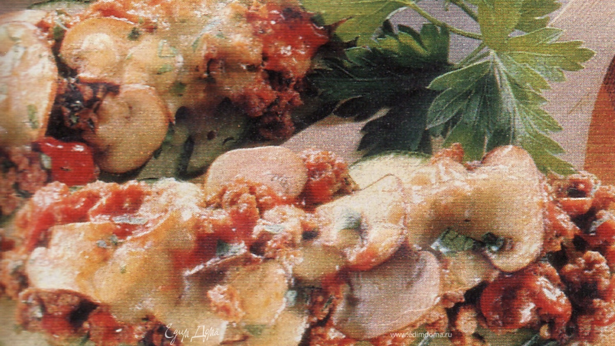 Багет с шампиньонами