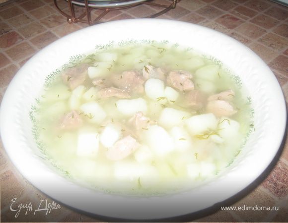 Густой картофельный супчик с индейкой