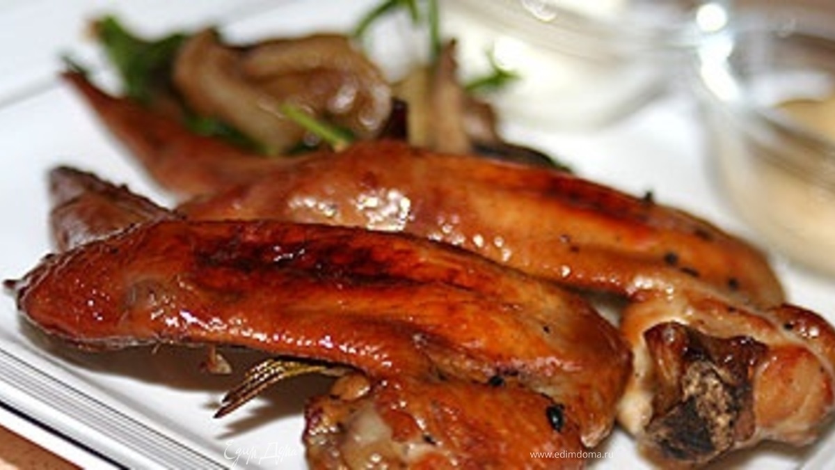 Крылья к темному пиву (барбекю)