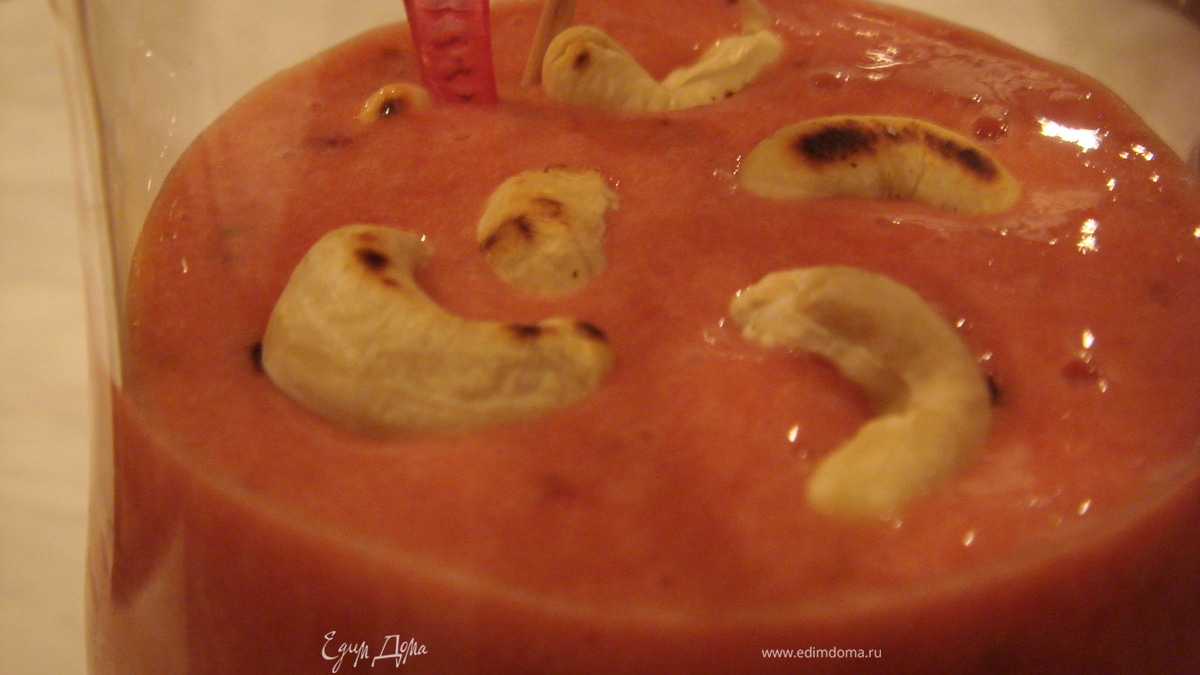 Ласси с клубникой