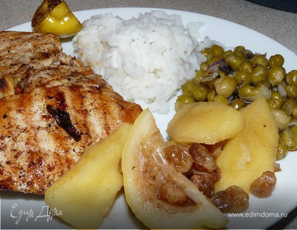 Индейка с фруктами Индейка с фруктами