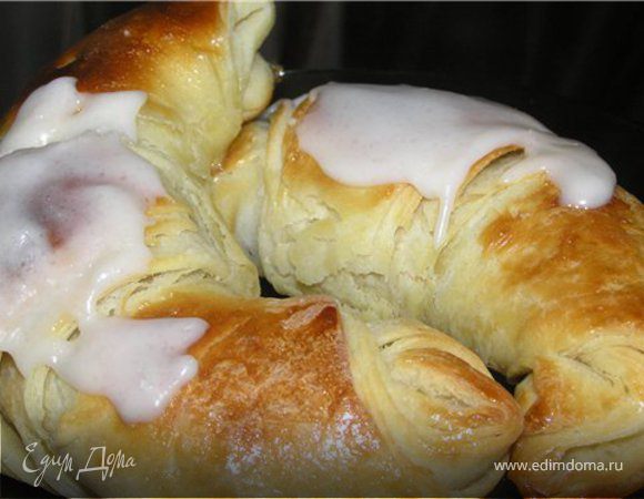 Слойки с марципаном Слойки с марципаном