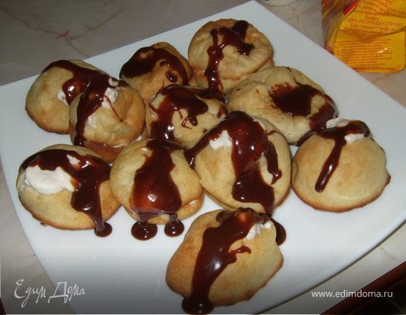 Пирожные с банановым кремом Пирожные с банановым кремом