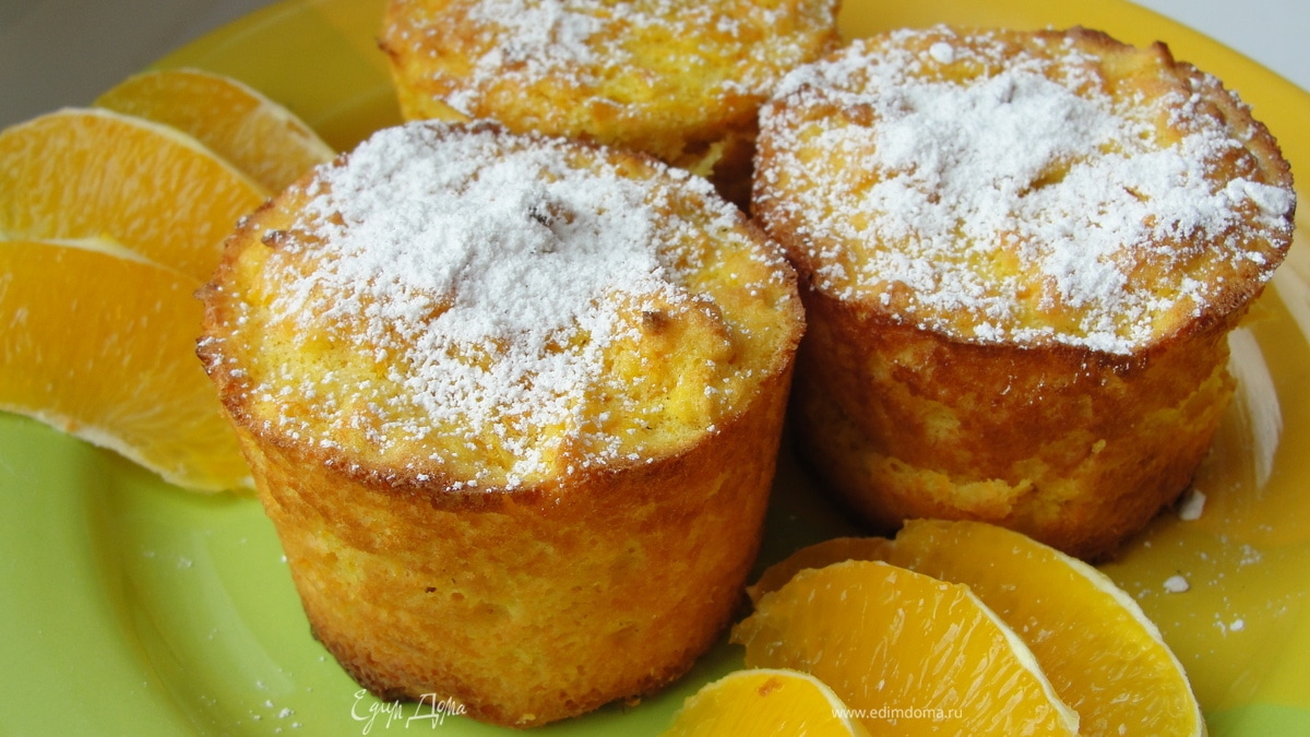 Воздушные тыквенные маффины "170 ккал"