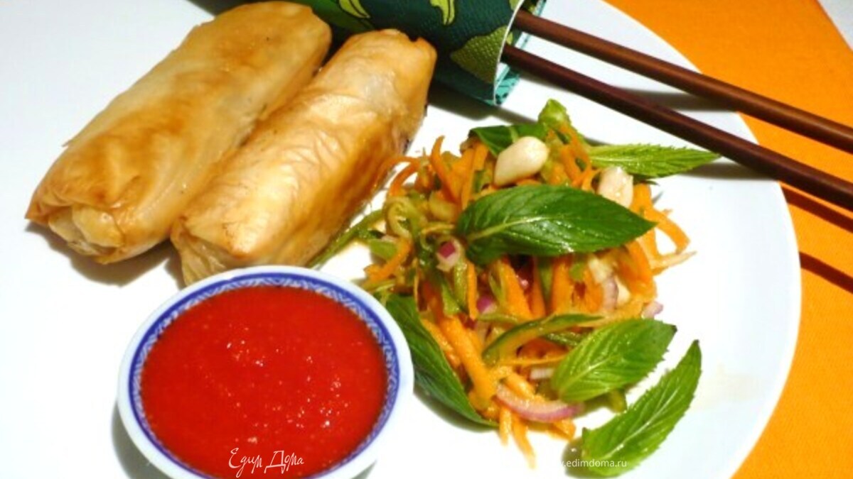 Весенние рулетики (Spring rolls)