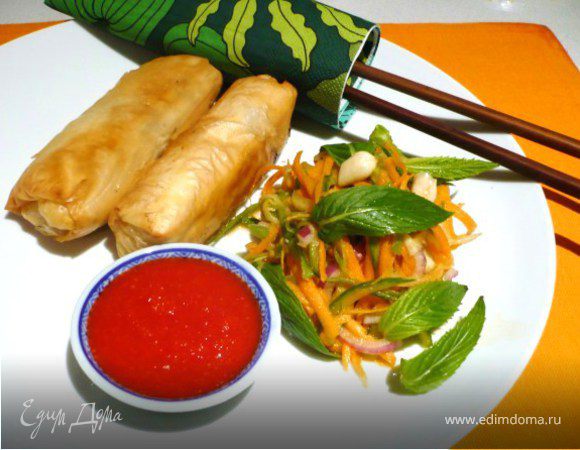 Весенние рулетики (Spring rolls) Весенние рулетики (Spring rolls)