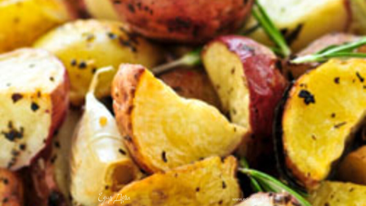 Жареный картофель с грибами