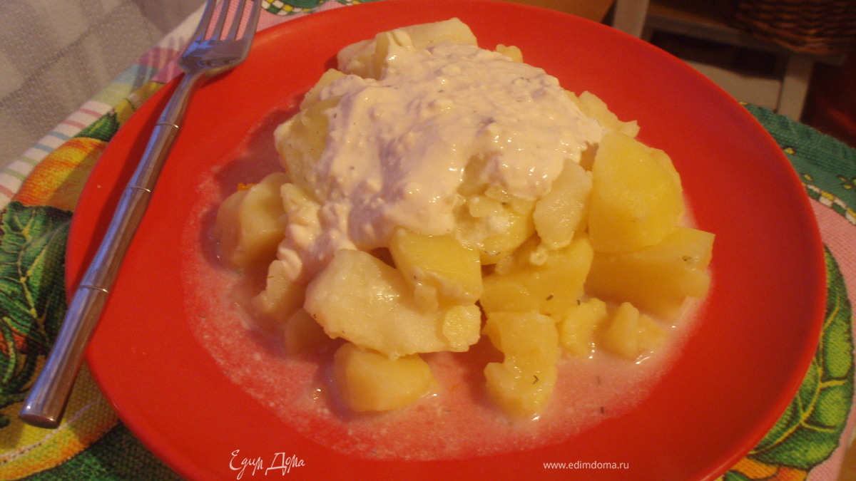 Картофель на молоке