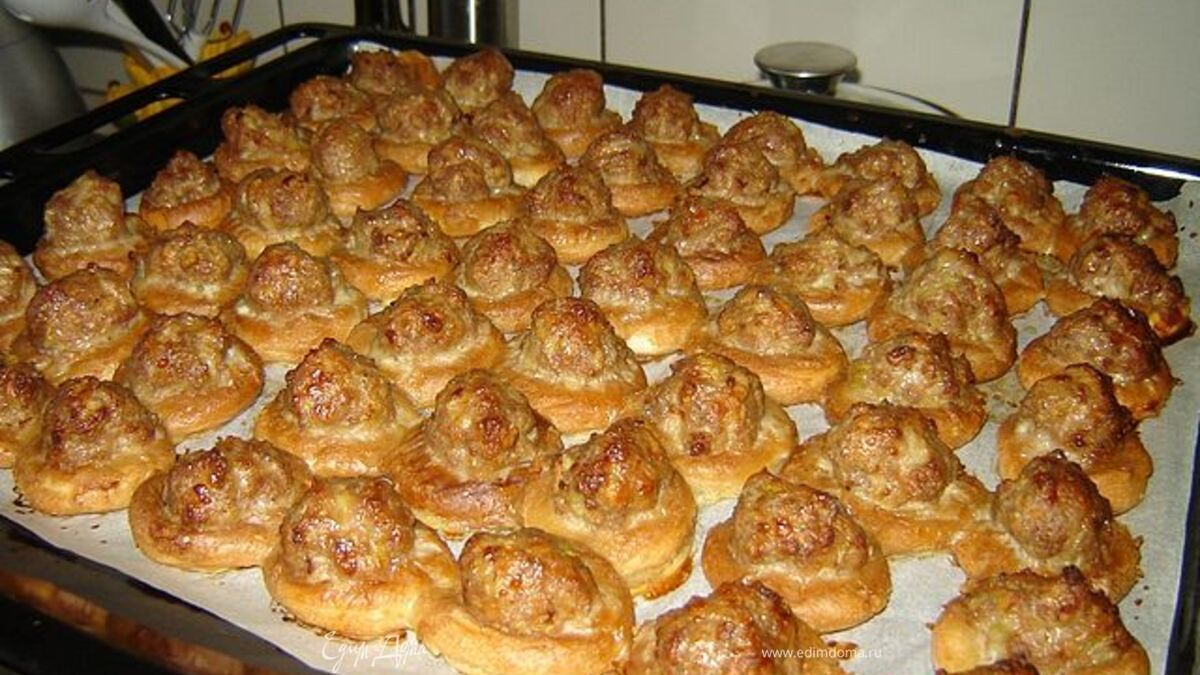 Крендельки с мясом