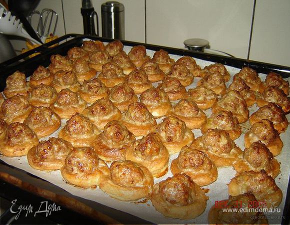 Крендельки с мясом