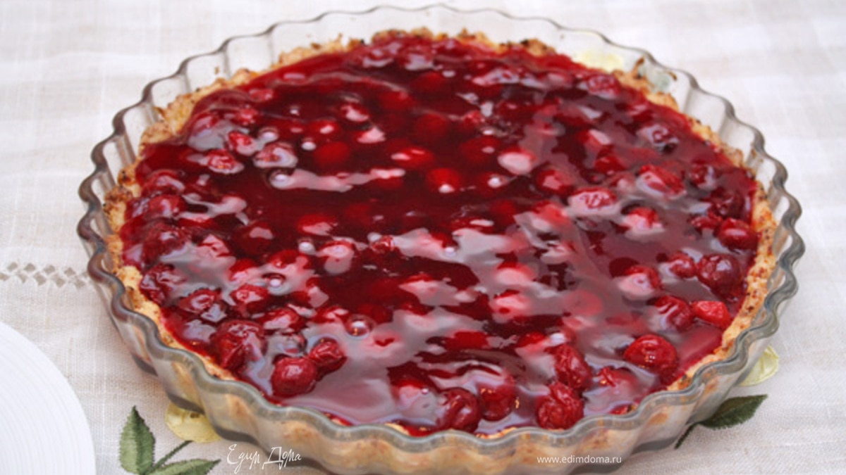 Вишнево-ванильный торт