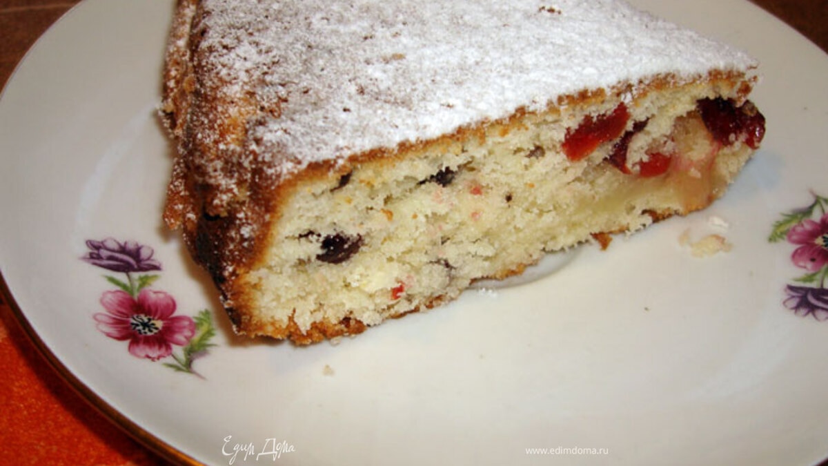 Манник с клюквой