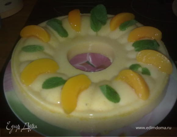 Желе из персиков