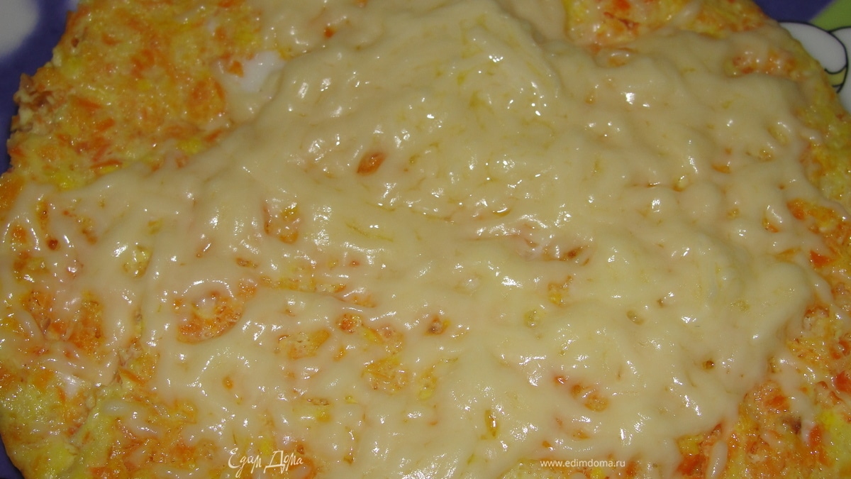 Детский овощной омлет