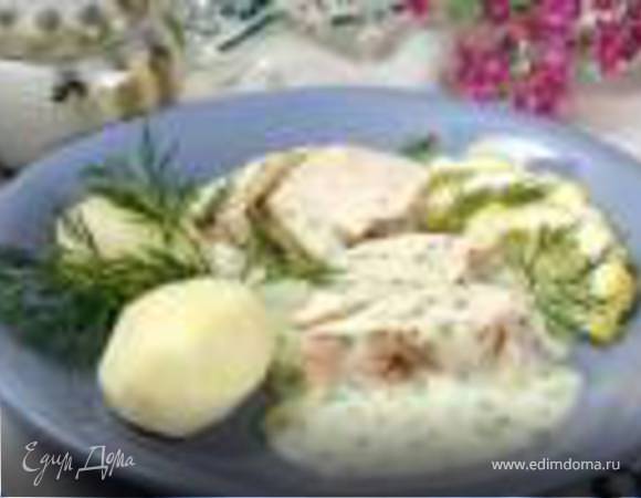 Курица в укропном соусе