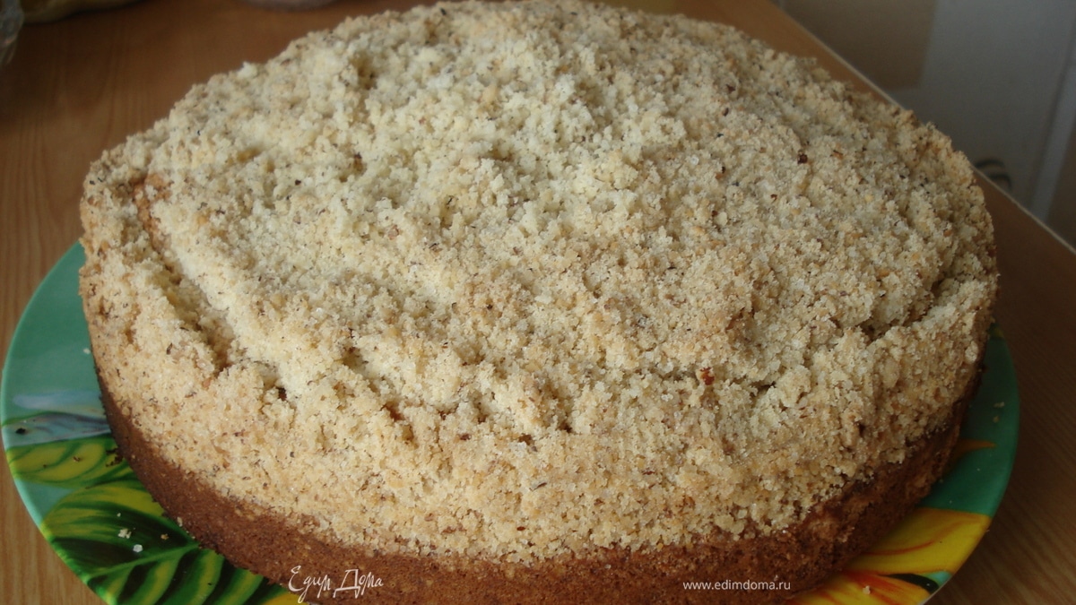 Пирог с грецкими орехами
