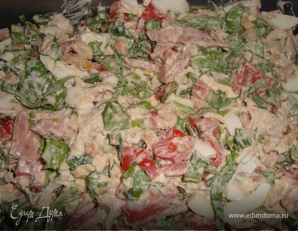 Салат "Цезарь" Салат "Цезарь"