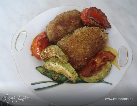 Котлеты с овощами и сыром