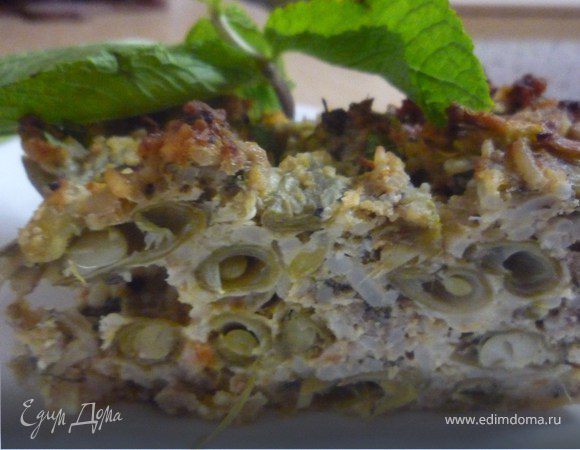 Запеканка из зеленой фасоли Запеканка из зеленой фасоли