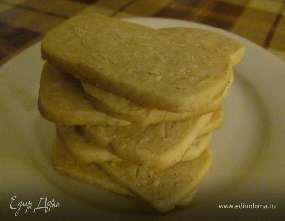 Песочное печенье "апельсиново-миндальное" 