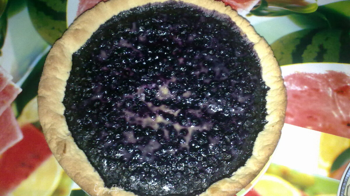 Черничный пирог