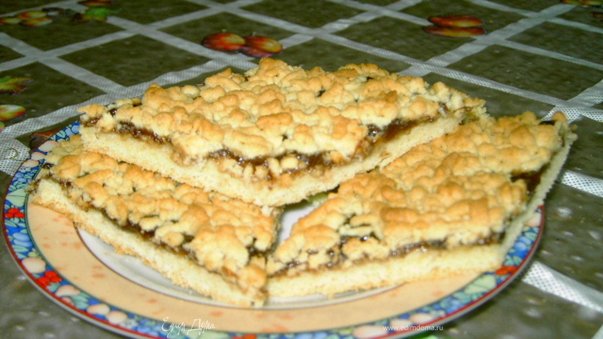 Печенье песочное с джемом