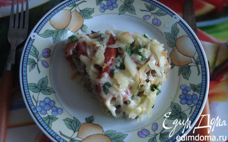 Рецепт Запеканка капустная с фаршем