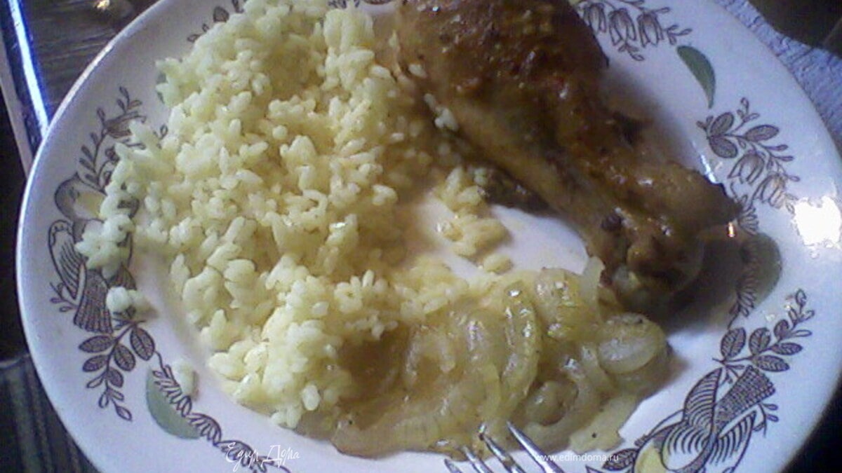 Сочная курочка с рисом карри