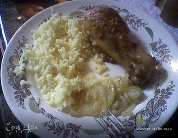 Сочная курочка с рисом карри Сочная курочка с рисом карри