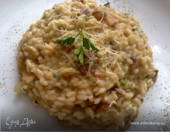Ризотто с лесными (любыми) грибами