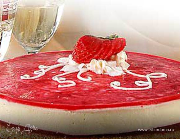 Торт-мусс из заварного крема с желе