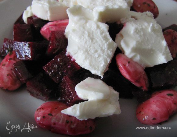 Салат "Свекла,фасоль и фета" Салат "Свекла,фасоль и фета"