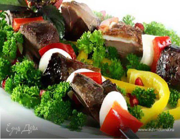 Шашлык из курицы в ореховом маринаде