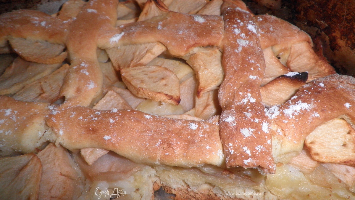Яблочный пирог "Легкий"