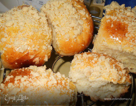 Творожные булочки со штрейзелем Творожные булочки со штрейзелем