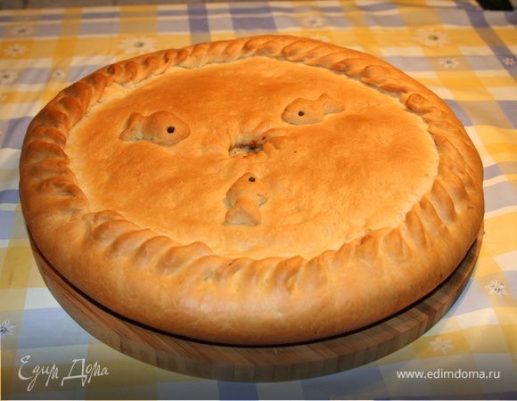 Постный рыбный пирог Постный рыбный пирог