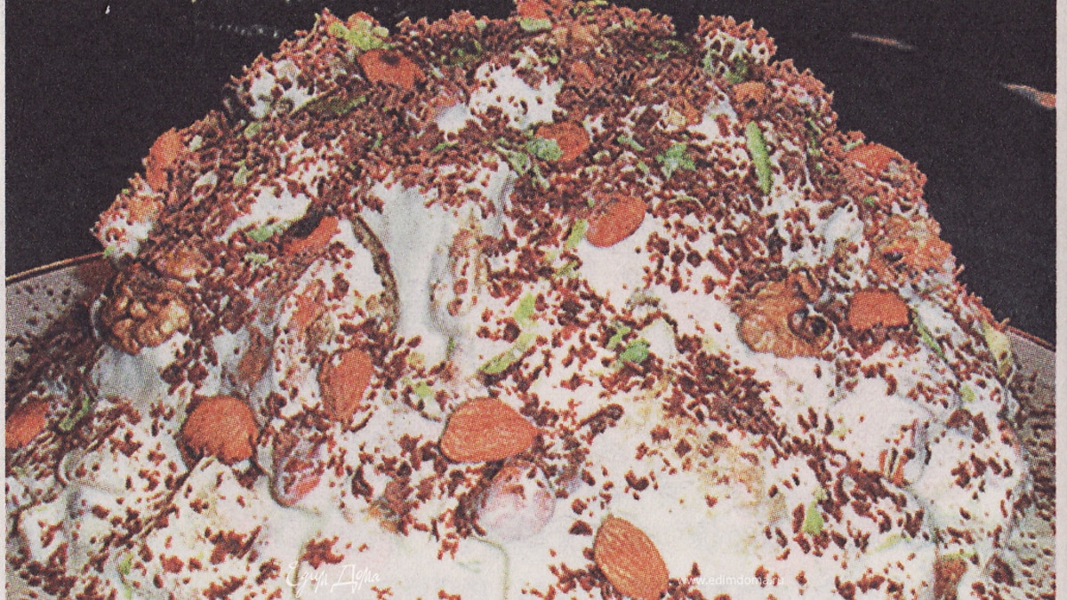 Фруктовый торт "Горка"