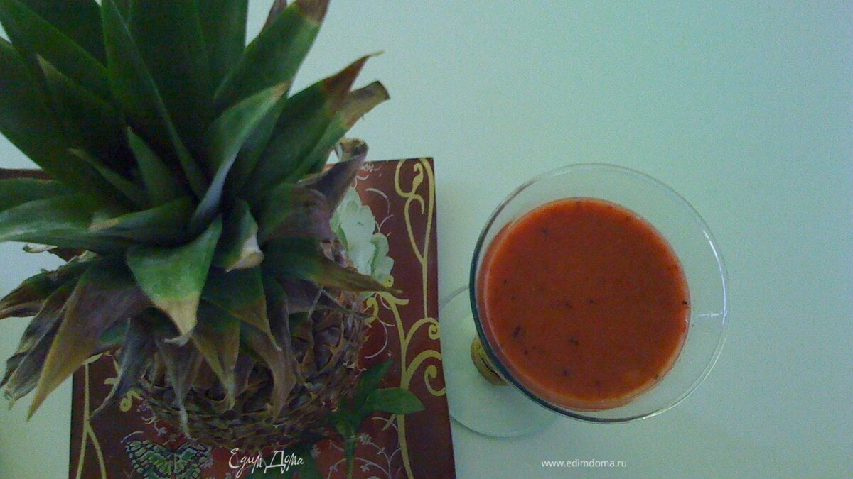 Летний коктейль "Клубника-Киви"