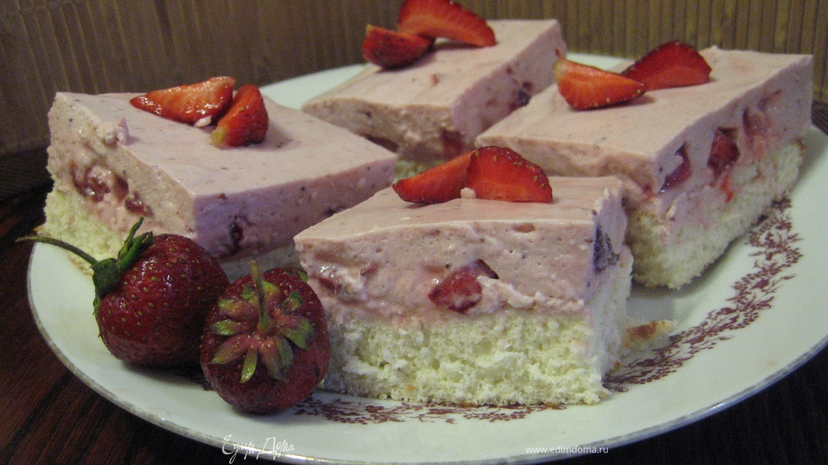 Валлийский пирог с клубникой