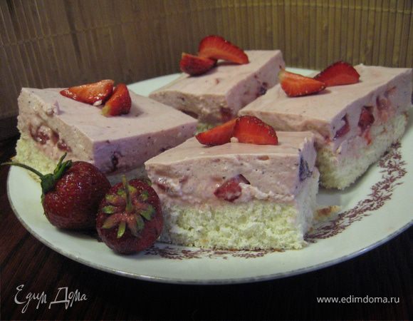 Валлийский пирог с клубникой