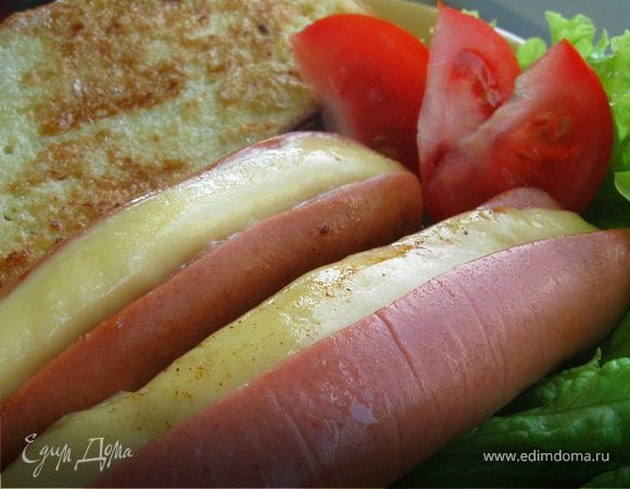 Сосиски с сыром Сосиски с сыром