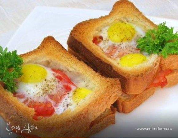 Горячие бутерброды с окороком