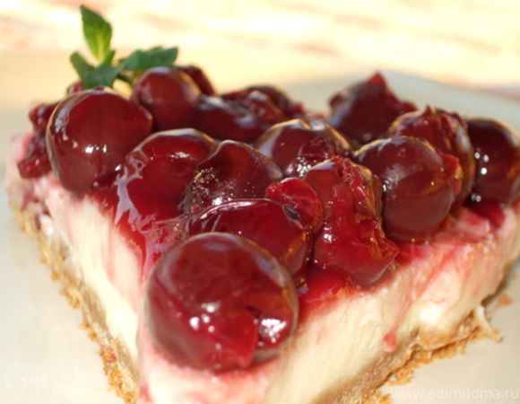 Чизкейк с вишней Чизкейк с вишней